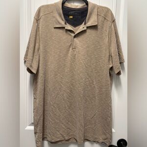 Eddie Bauer Men's Tan Polo Shirt